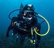 Female diver